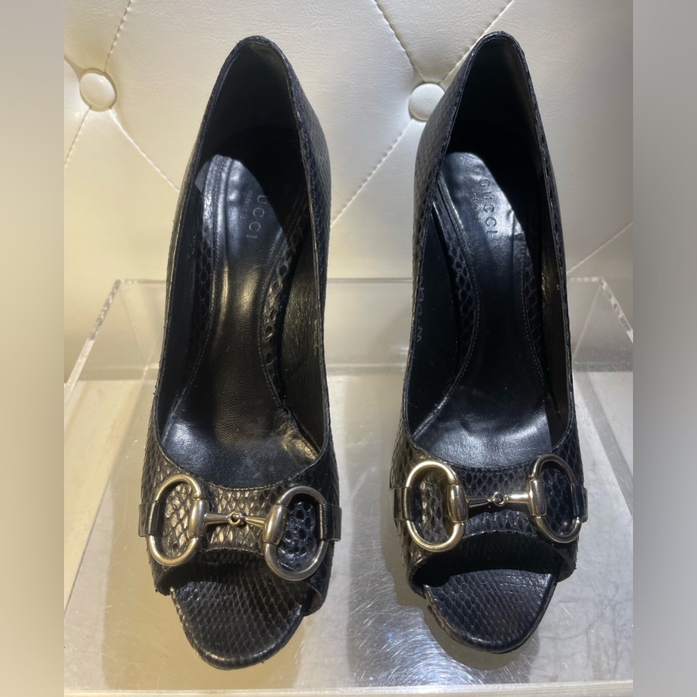 GUCCI horebit snearkers pumps sz 37.5 made in Italy